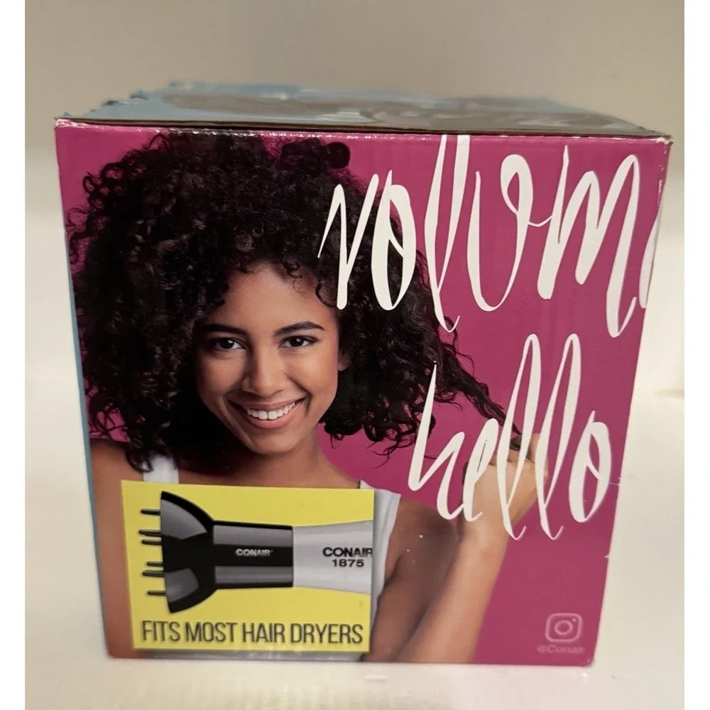 Conair Volumizing Diffuser Hair Dryer Attachment Frizz Free Curls New Open Box
